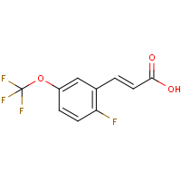 CAS: 1017777-31-9 | PC302026 | 2-Fluoro-5-(trifluoromethoxy)cinnamic acid