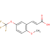 CAS: 1017779-14-4 | PC302029 | 2-Methoxy-5-(trifluoromethoxy)cinnamic acid