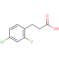 CAS: 174603-48-6 | PC302034 | 3-(4-Chloro-2-fluorophenyl)propanoic acid