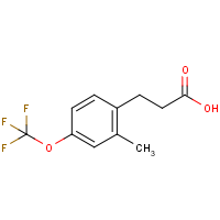CAS:1373921-13-1 | PC302188 | 3-[2-Methyl-4-(trifluoromethoxy)phenyl]propionic acid