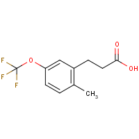 CAS: 1373921-10-8 | PC302189 | 3-[2-Methyl-5-(trifluoromethoxy)phenyl]propionic acid