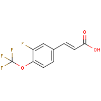 CAS:886499-23-6 | PC302200 | 3-Fluoro-4-(trifluoromethoxy)cinnamic acid