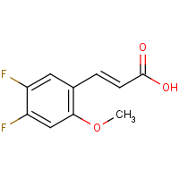 CAS: 886499-69-0 | PC302204 | 4,5-Difluoro-2-methoxycinnamic acid