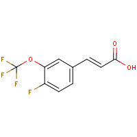 CAS:886501-38-8 | PC302213 | 4-Fluoro-3-(trifluoromethoxy)cinnamic acid