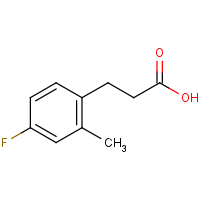 CAS: 166251-34-9 | PC302265 | 3-(4-Fluoro-2-methylphenyl)propionic acid