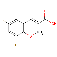 CAS: 1092460-61-1 | PC302270 | 3,5-Difluoro-2-methoxycinnamic acid