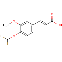 CAS:324579-78-4 | PC302315 | 4-(Difluoromethoxy)-3-methoxycinnamic acid