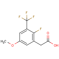 CAS: 1373920-85-4 | PC302387 | 2-Fluoro-5-methoxy-3-(trifluoromethyl)phenylacetic acid