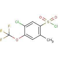 CAS: 1706447-06-4 | PC302409 | 5-Chloro-2-methyl-4-(trifluoromethoxy)benzenesulfonyl chloride