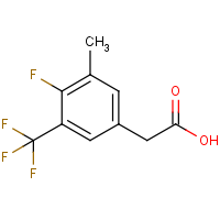 CAS:1373920-82-1 | PC302414 | 4-Fluoro-3-methyl-5-(trifluoromethyl)phenylacetic acid