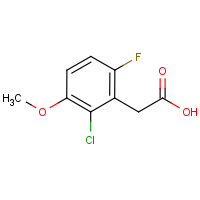 CAS: 1017777-68-2 | PC302447 | 2-Chloro-6-fluoro-3-methoxyphenylacetic acid
