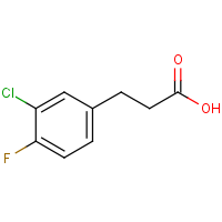 CAS: 881190-93-8 | PC302481 | 3-(3-Chloro-4-fluorophenyl)propionic acid