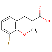 CAS: 1092460-70-2 | PC302482 | 3-(3-Fluoro-2-methoxyphenyl)propionic acid