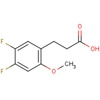 CAS: 1092460-69-9 | PC302485 | 3-(4,5-Difluoro-2-methoxyphenyl)propionic acid