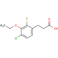CAS: 1323966-45-5 | PC302487 | 3-(4-Chloro-3-ethoxy-2-fluorophenyl)propionic acid
