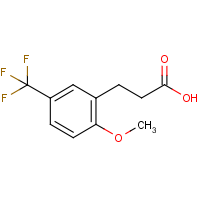 CAS: 1017779-11-1 | PC302503 | 3-[2-Methoxy-5-(trifluoromethyl)phenyl]propionic acid