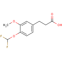 CAS:1092460-76-8 | PC302512 | 3-[4-(Difluoromethoxy)-3-methoxyphenyl]propionic acid