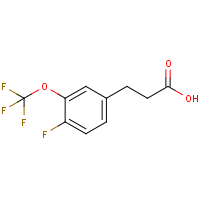 CAS: 1240256-80-7 | PC302515 | 3-[4-Fluoro-3-(trifluoromethoxy)phenyl]propionic acid