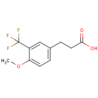 CAS: 1005205-20-8 | PC302516 | 3-[4-Methoxy-3-(trifluoromethyl)phenyl]propionic acid