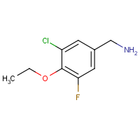 CAS: 1017779-02-0 | PC302528 | 3-Chloro-4-ethoxy-5-fluorobenzylamine