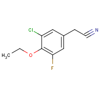 CAS: 1017778-94-7 | PC302529 | 3-Chloro-4-ethoxy-5-fluorophenylacetonitrile