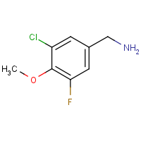 CAS: 887581-86-4 | PC302538 | 3-Chloro-5-fluoro-4-methoxybenzylamine