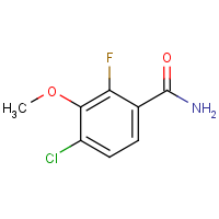 CAS: 1323966-12-6 | PC302569 | 4-Chloro-2-fluoro-3-methoxybenzamide