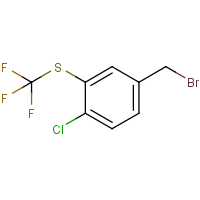 CAS: 886503-38-4 | PC302573 | 4-Chloro-3-(trifluoromethylthio)benzyl bromide