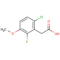 CAS: 1017777-83-1 | PC302634 | 6-Chloro-2-fluoro-3-methoxyphenylacetic acid