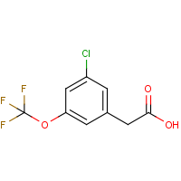 CAS: 433938-70-6 | PC302643 | 3-Chloro-5-(trifluoromethoxy)phenylacetic acid
