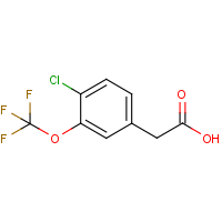 CAS: 886501-02-6 | PC302645 | 4-Chloro-3-(trifluoromethoxy)phenylacetic acid