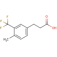 CAS:1017778-20-9 | PC302707 | 3-[4-Methyl-3-(trifluoromethyl)phenyl]propionic acid