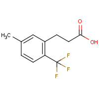 CAS:1017779-28-0 | PC302708 | 3-[5-Methyl-2-(trifluoromethyl)phenyl]propionic acid