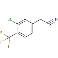 CAS:1431329-60-0 | PC302711 | 3-Chloro-2-fluoro-4-(trifluoromethyl)phenylacetonitrile