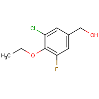 CAS: 1017778-88-9 | PC302771 | 3-Chloro-4-ethoxy-5-fluorobenzyl alcohol