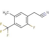 CAS:1323966-11-5 | PC302808 | 2-Fluoro-5-methyl-4-(trifluoromethyl)phenylacetonitrile