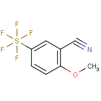 CAS: 1240256-84-1 | PC302812 | 2-Methoxy-5-(pentafluorosulfur)benzonitrile