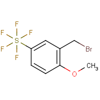 CAS: 1240257-53-7 | PC302813 | 2-Methoxy-5-(pentafluorosulfur)benzyl bromide