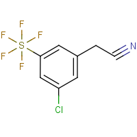 CAS: 1240257-75-3 | PC302836 | 3-Chloro-5-(pentafluorosulfur)phenylacetonitrile