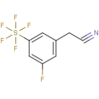 CAS:1240257-90-2 | PC302846 | 3-Fluoro-5-(pentafluorosulfur)phenylacetonitrile