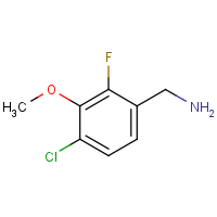 CAS: 1323966-34-2 | PC302861 | 4-Chloro-2-fluoro-3-methoxybenzylamine