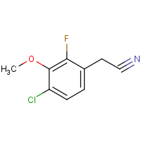 CAS: 1323966-29-5 | PC302863 | 4-Chloro-2-fluoro-3-methoxyphenylacetonitrile