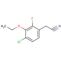 CAS: 1323966-15-9 | PC302868 | 4-Chloro-3-ethoxy-2-fluorophenylacetonitrile