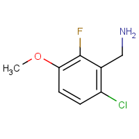 CAS: 1017779-65-5 | PC302899 | 6-Chloro-2-fluoro-3-methoxybenzylamine