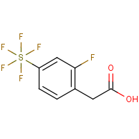 CAS:1240257-93-5 | PC302913 | 2-Fluoro-4-(pentafluorosulfur)phenylacetic acid