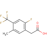 CAS: 1323966-46-6 | PC302922 | 2-Fluoro-5-methyl-4-(trifluoromethyl)phenylacetic acid