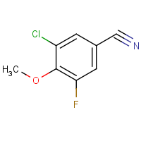 CAS: 886497-30-9 | PC302949 | 3-Chloro-5-fluoro-4-methoxybenzonitrile