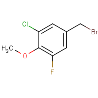 CAS: 886497-36-5 | PC302950 | 3-Chloro-5-fluoro-4-methoxybenzyl bromide