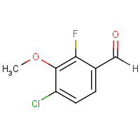 CAS: 1002344-97-9 | PC302973 | 4-Chloro-2-fluoro-3-methoxybenzaldehyde
