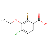 CAS:1323966-33-1 | PC302985 | 4-Chloro-3-ethoxy-2-fluorobenzoic acid